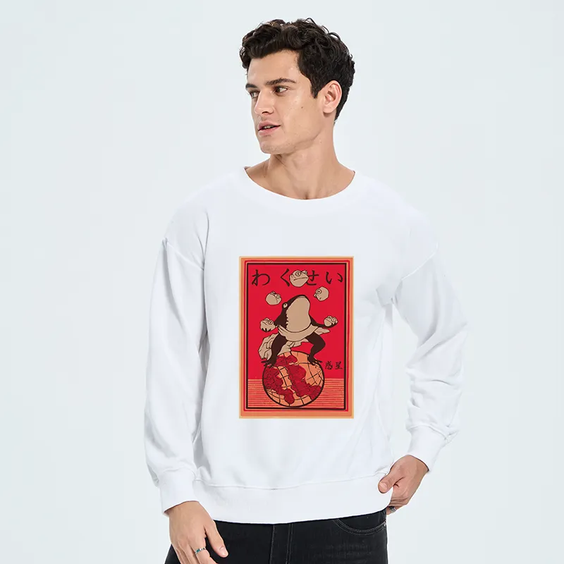 Tokyo-Tiger Wakusei Frog Funny Sweatshirt