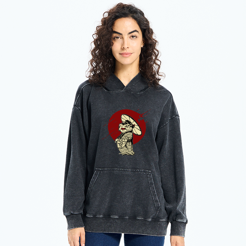Tokyo-Tiger Frog Monster Washed Hoodie