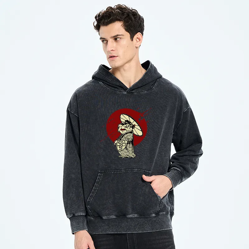 Tokyo-Tiger Frog Monster Washed Hoodie