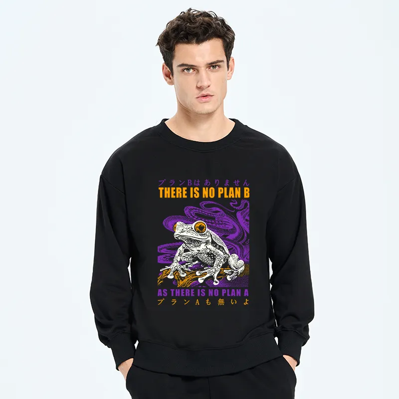 Tokyo-Tiger Thers Is No Plan B Frog Sweatshirt