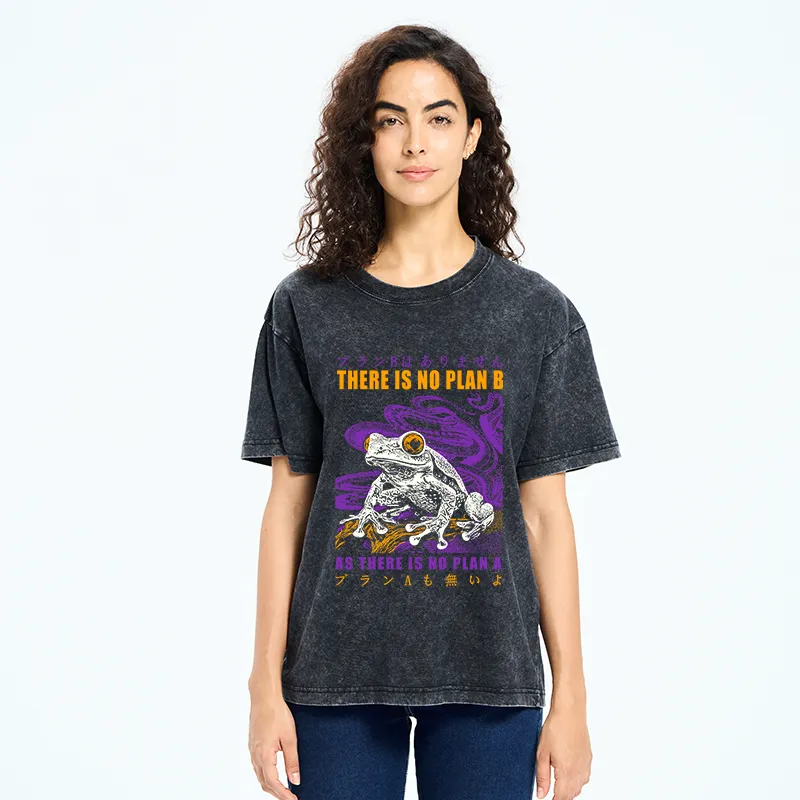 Tokyo-Tiger Thers Is No Plan B Frog Washed T-Shirt