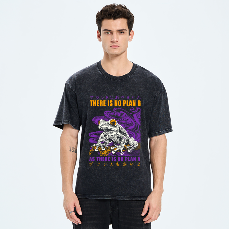 Tokyo-Tiger Thers Is No Plan B Frog Washed T-Shirt