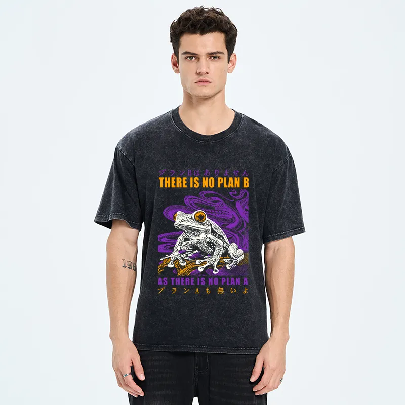 Tokyo-Tiger Thers Is No Plan B Frog Washed T-Shirt