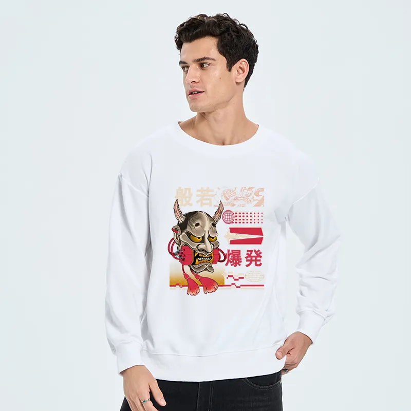 Tokyo-Tiger Hannya Mask Japanese Sweatshirt