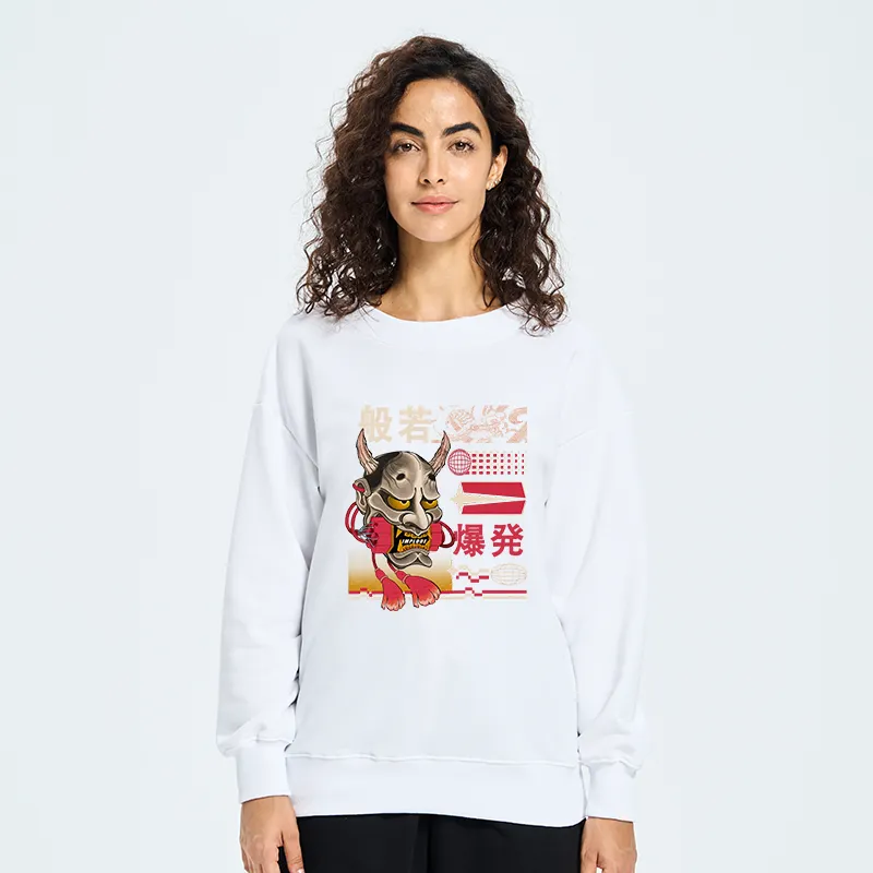 Tokyo-Tiger Hannya Mask Japanese Sweatshirt