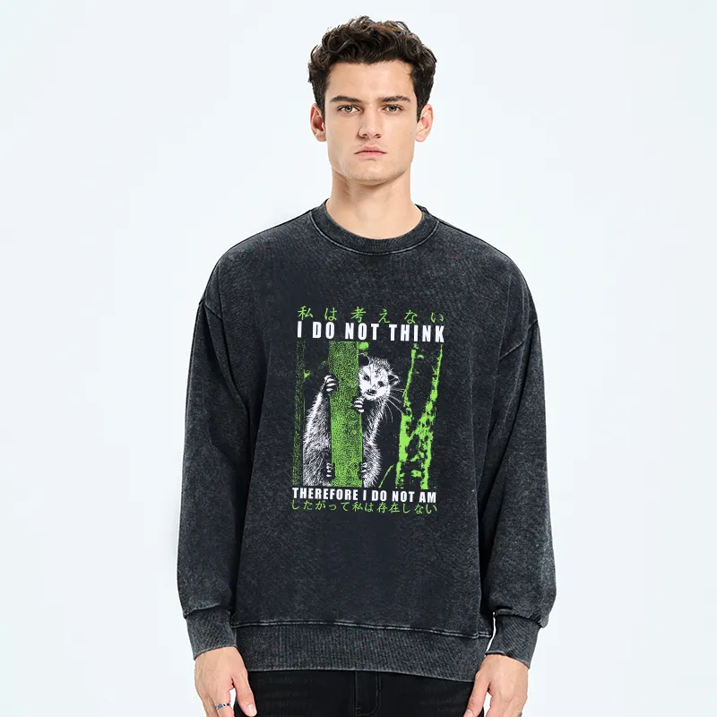 Tokyo-Tiger Stupid Possum Japan Washed Sweatshirt