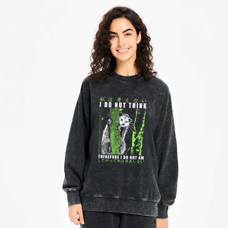 Tokyo-Tiger Stupid Possum Japan Washed Sweatshirt
