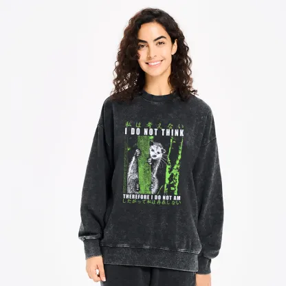 Tokyo-Tiger Stupid Possum Japan Washed Sweatshirt