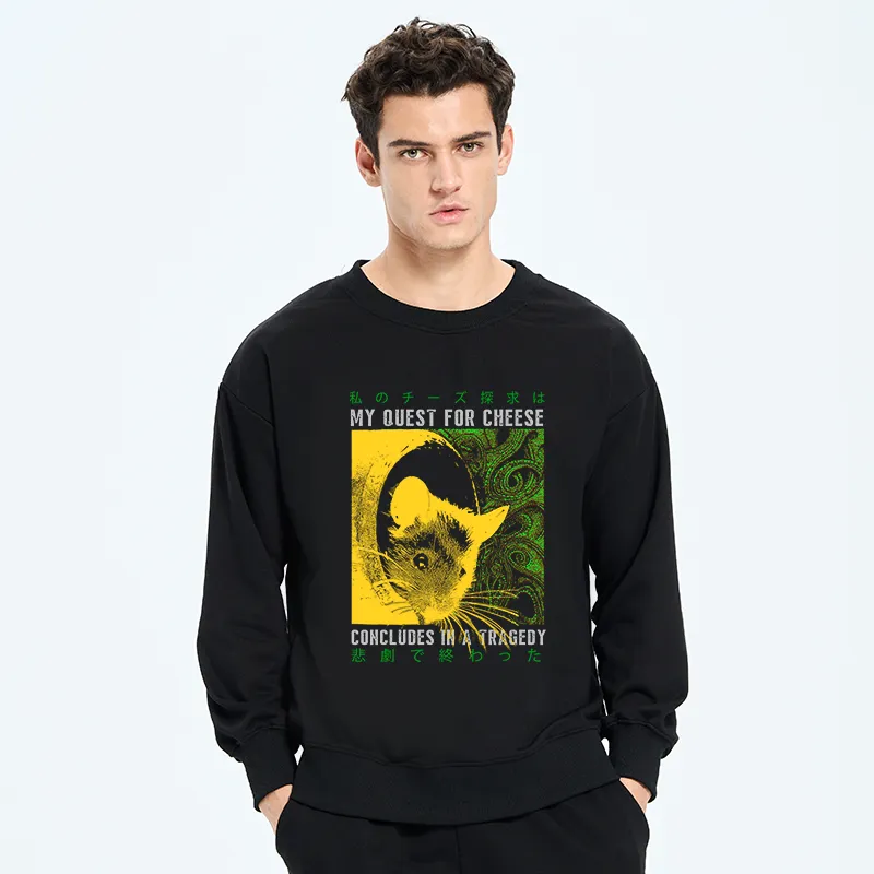 Tokyo-Tiger Mouse Has A Passion For Cheese Sweatshirt