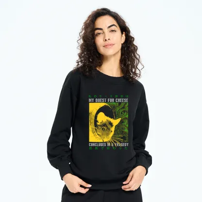 Tokyo-Tiger Mouse Has A Passion For Cheese Sweatshirt