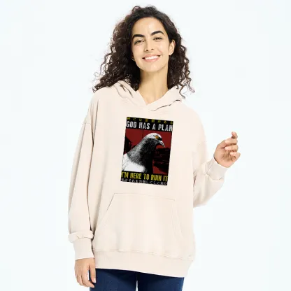 Tokyo-Tiger Pigeons That Want To Break The Plan Washed Hoodie