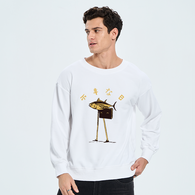 Tokyo-Tiger Unlucky Fish Japanese Sweatshirt