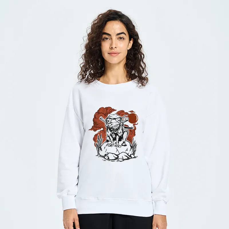 Tokyo-Tiger Ninja Frog Japanese Sweatshirt