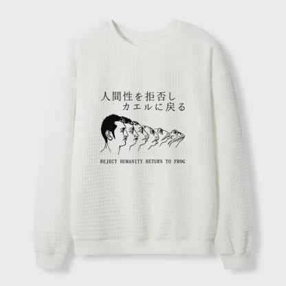 Tokyo-Tiger Return To Frog Waffle Sweatshirt