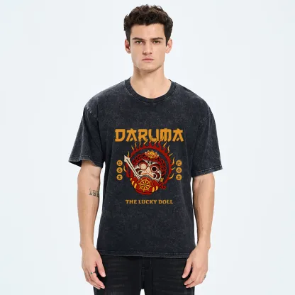Tokyo-Tiger The Lucky Doll Washed T-Shirt