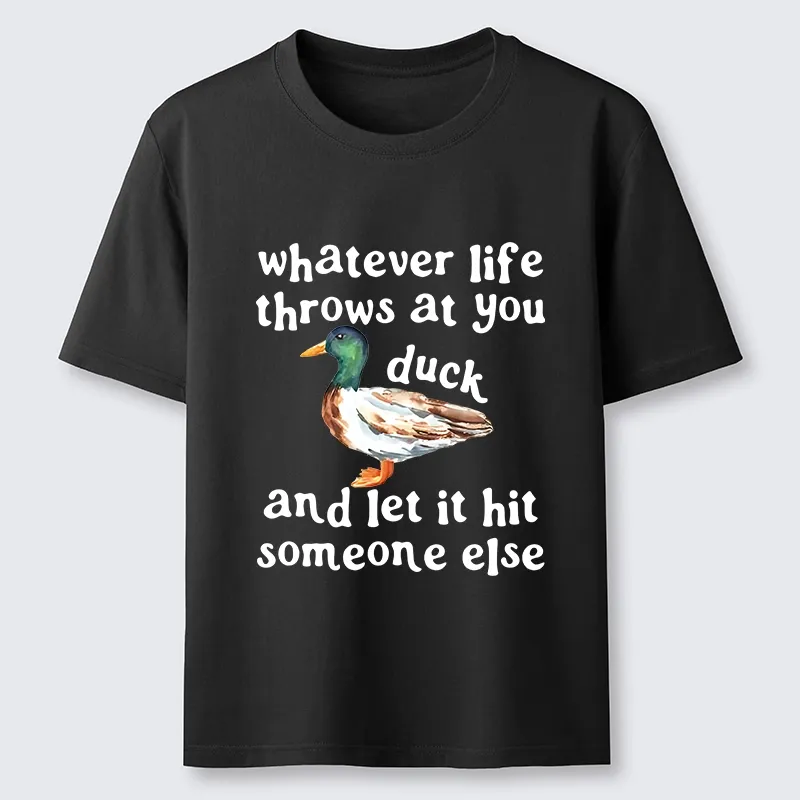 Tokyo-Tiger Funny Duck Life Trouble Meme Classic T-Shirt