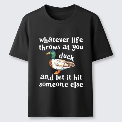 Tokyo-Tiger Funny Duck Life Trouble Meme Classic T-Shirt