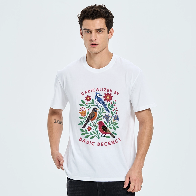 Tokyo-Tiger Birds Love Basic Decency Classic T-Shirt