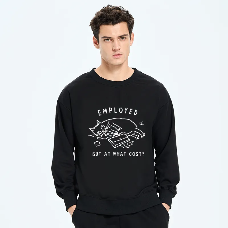 Tokyo-Tiger Employed But At What Cost Sweatshirt