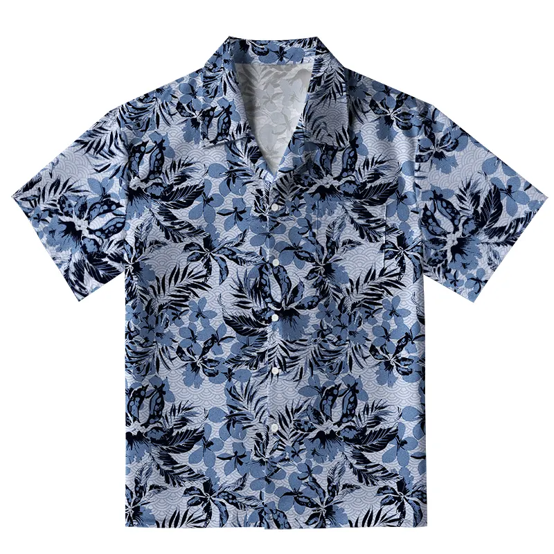 Tokyo-Tiger Floral Embrace Aloha Hawaiian Shirt