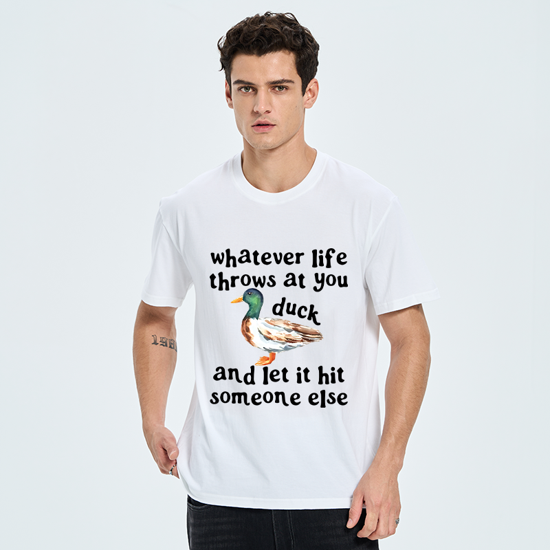 Tokyo-Tiger Funny Duck Life Trouble Meme Classic T-Shirt