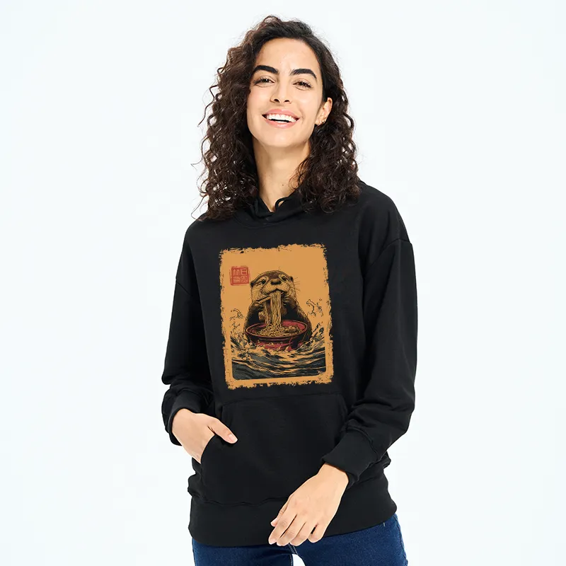 Tokyo-Tiger Ramen Lover Otter Classic Hoodie