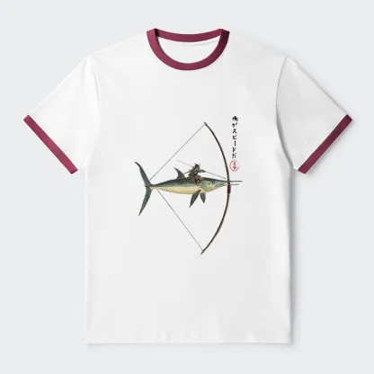 Tokyo-Tiger I Am Speed Contrast Trim T-Shirt