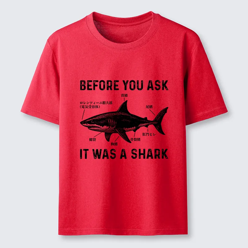 Tokyo-Tiger Before You Ask It Was A Shark Classic T-Shirt