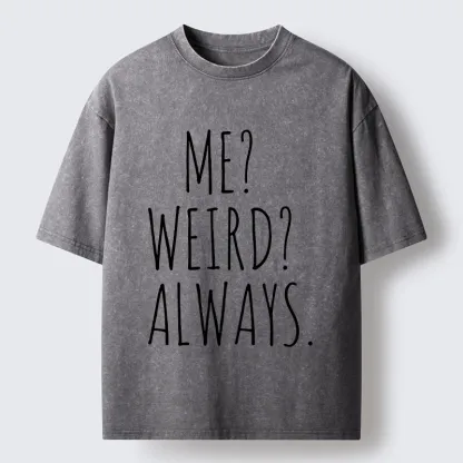 Tokyo‑Tiger Funny Weird Vibe Washed T‑Shirt