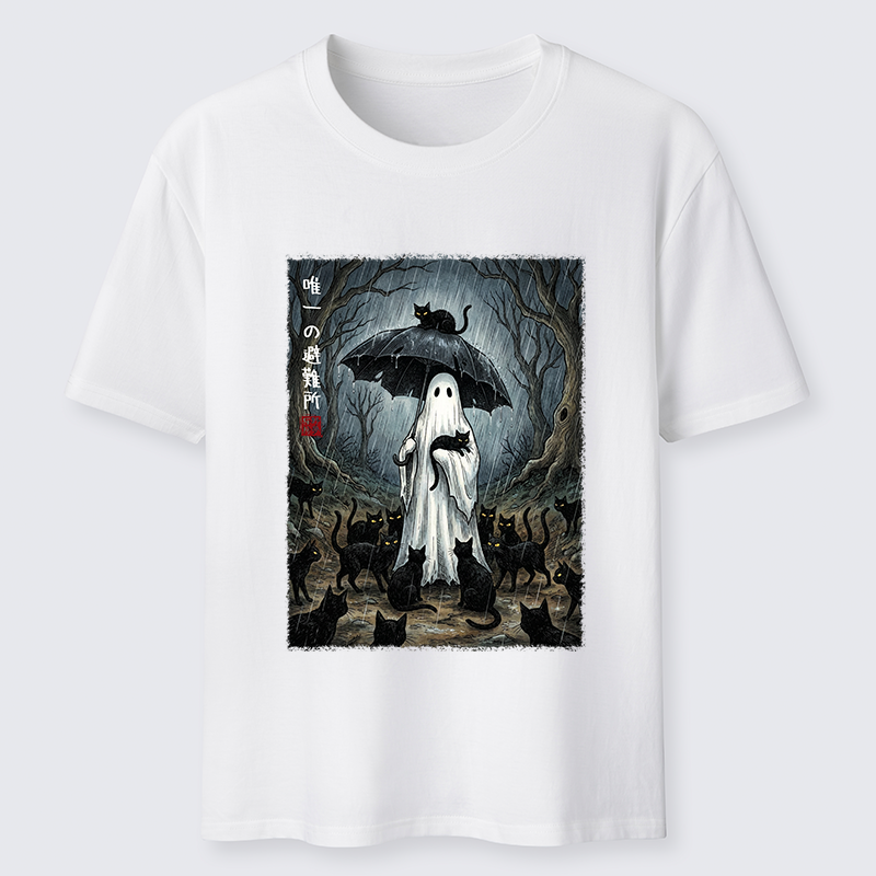 Tokyo-Tiger Ghost Cat Shelter Classic T-Shirt