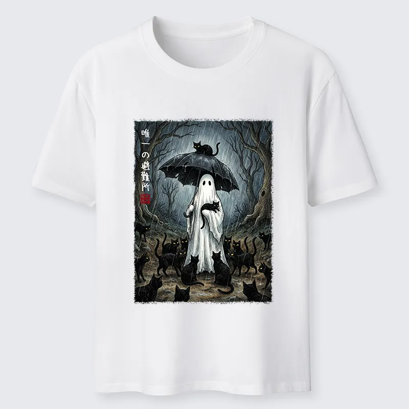 Tokyo-Tiger Ghost Cat Shelter Classic T-Shirt