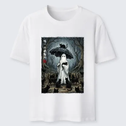 Tokyo-Tiger Ghost Cat Shelter Classic T-Shirt