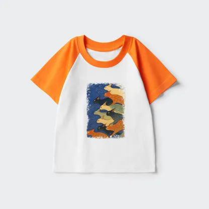 Tokyo-Tiger Claw-some Ninja Kids Raglan T-shirt