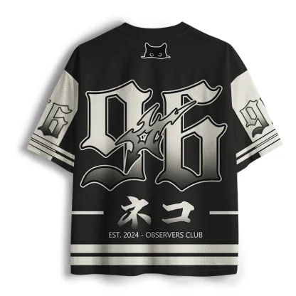 Tokyo-Tiger A Cat That Spies Mesh Jersey