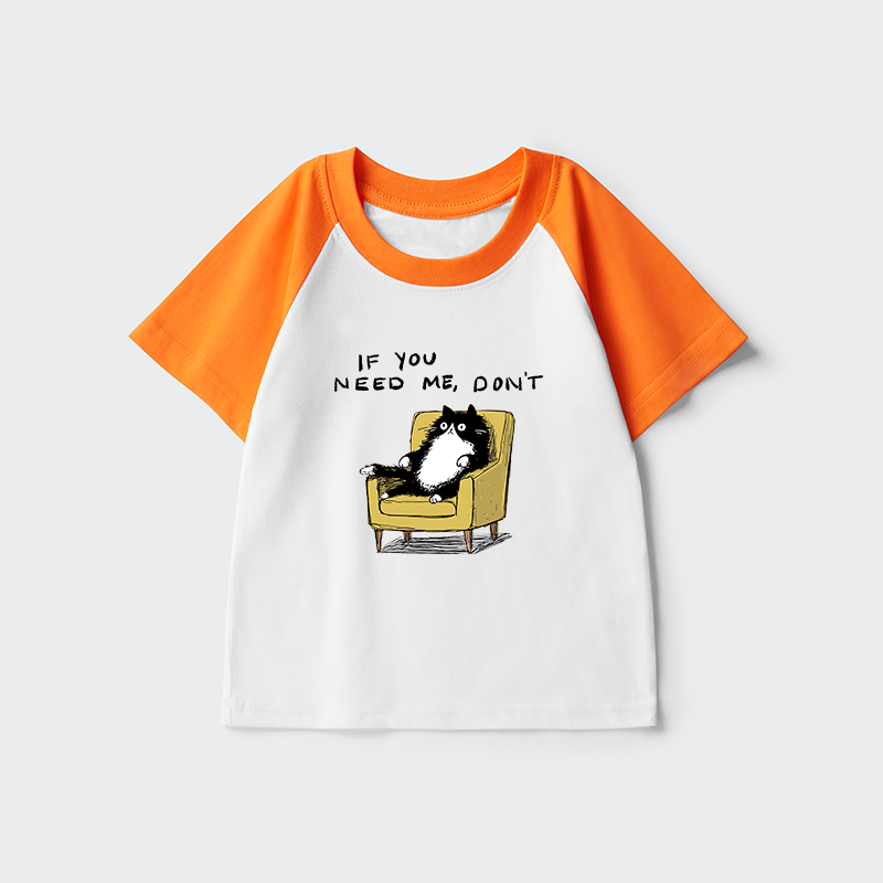 Tokyo-Tiger Unavailable Cat Kids Raglan T-shirt