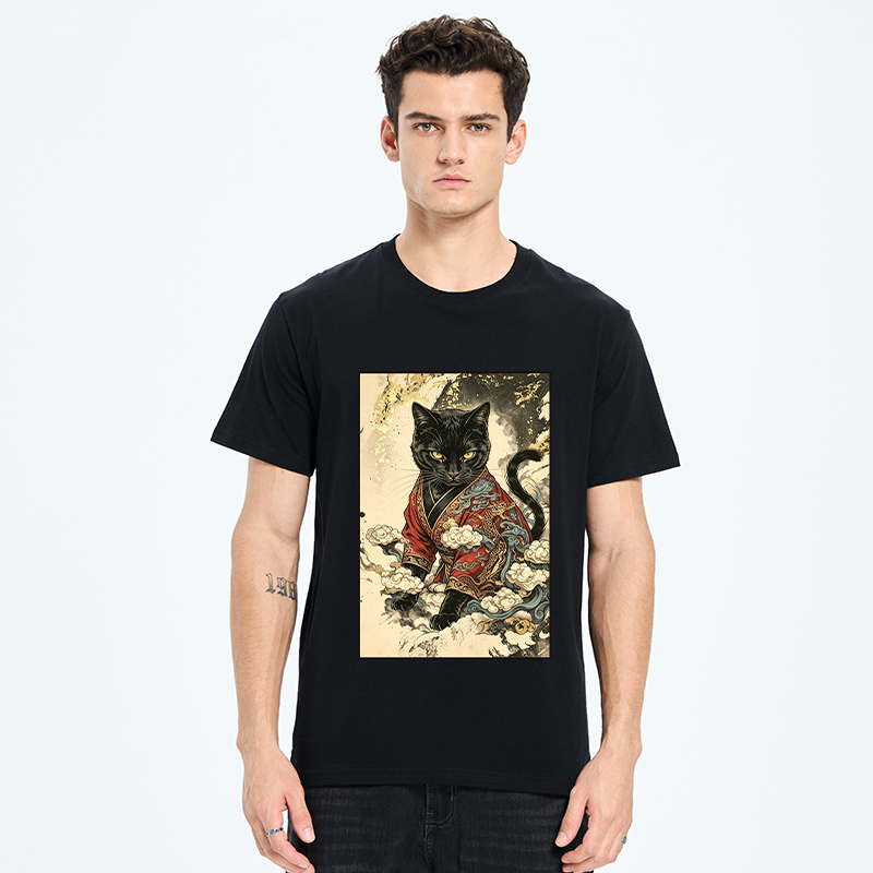 Tokyo-Tiger Traditional Robe Cat Art Classic T-Shirt