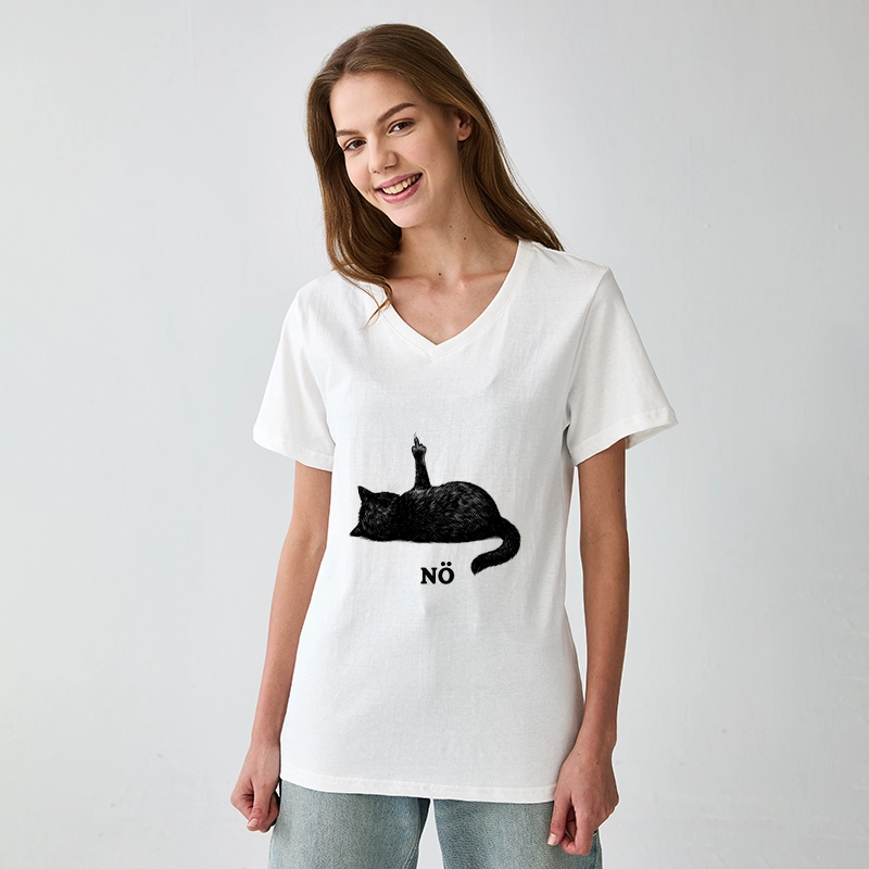 Tokyo-Tiger Cat Refused V-Neck Classic T-Shirt
