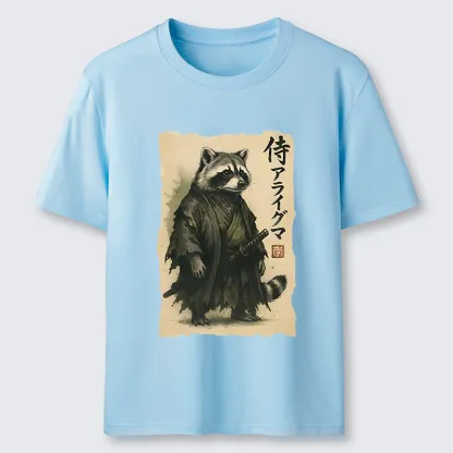 Tokyo-Tiger Japanese Samurai Raccoon Art Classic T-Shirt