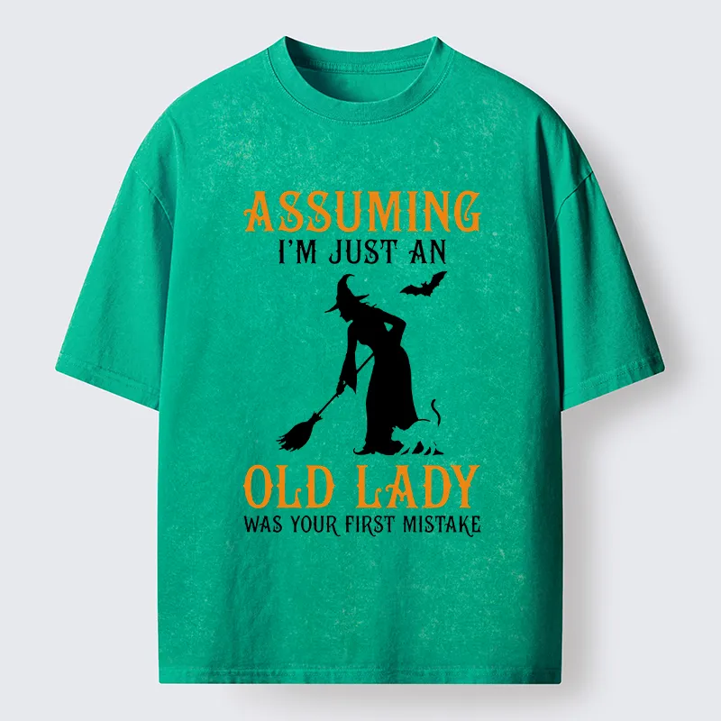 Tokyo‑Tiger Witch Attitude Meme Washed T‑Shirt