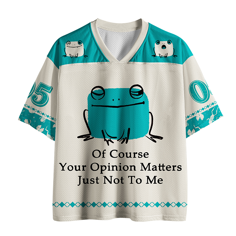 Tokyo-Tiger Cool Frog Unbothered By Others Opinions Mesh Jersey