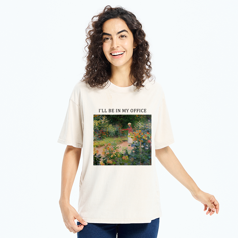 Tokyo-Tiger Planting enthusiasts Washed T-Shirt