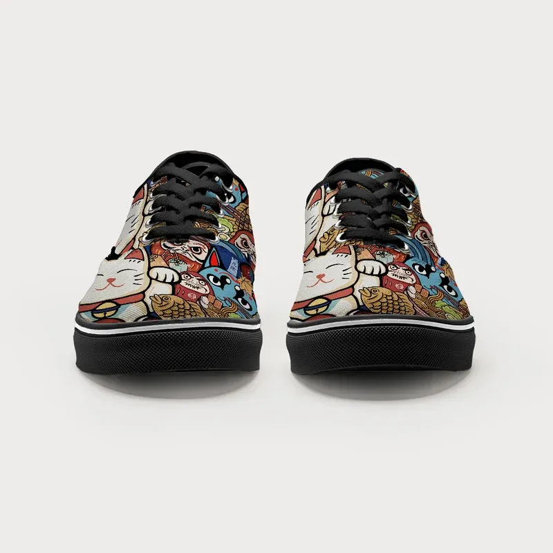 Tokyo-Tiger Traditional Japanese Elements Canvas Shoes
