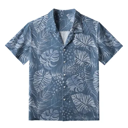 Tokyo-Tiger Jungle Leaf Aloha Hawaiian Shirt