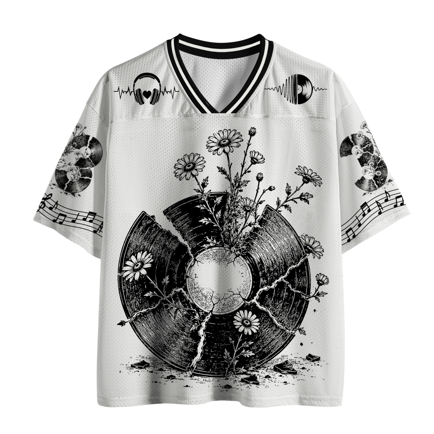 Tokyo-Tiger Cool Music Bloom Mesh Jersey Sale