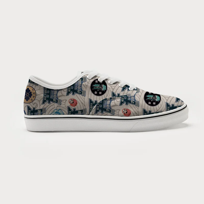 Tokyo-Tiger Traditional Japanese Amulets Canvas Shoes