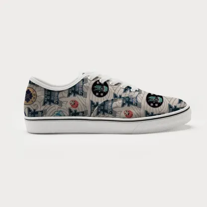 Tokyo-Tiger Traditional Japanese Amulets Canvas Shoes