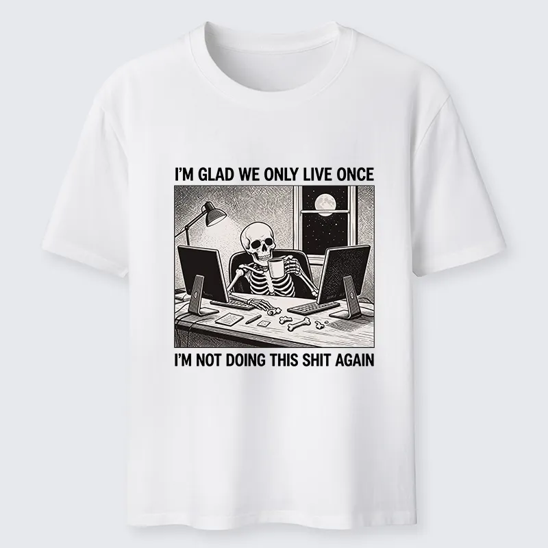 Tokyo-Tiger Funny Skeleton Coffee Break Meme Classic T-Shirt