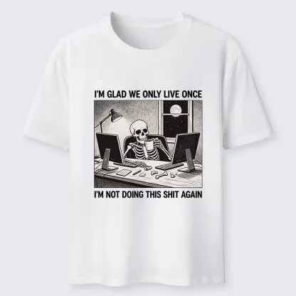 Tokyo-Tiger Funny Skeleton Coffee Break Meme Classic T-Shirt