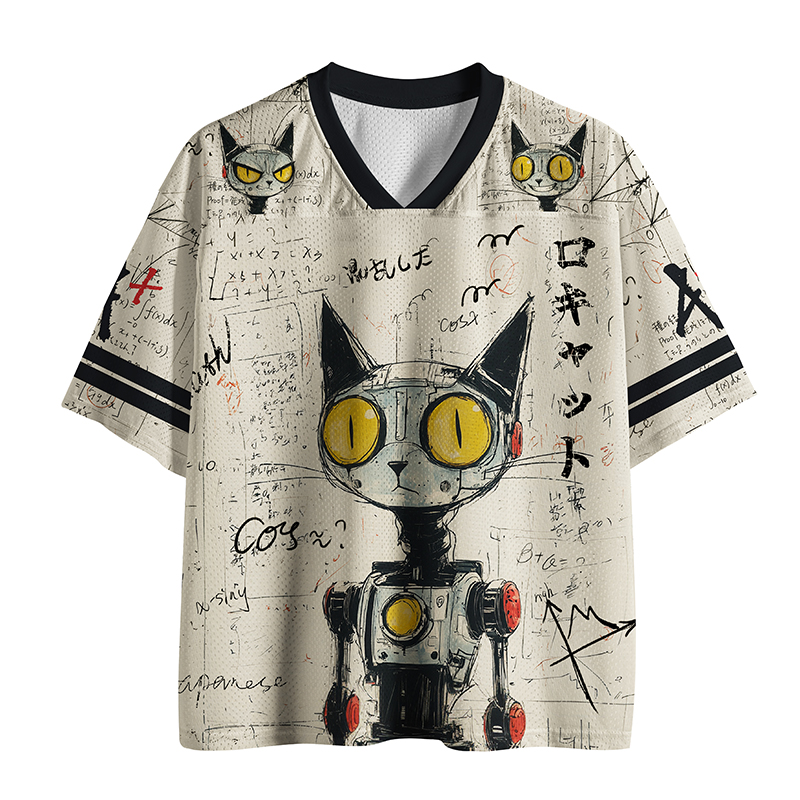 Tokyo-Tiger Robot Cat Mesh Jersey