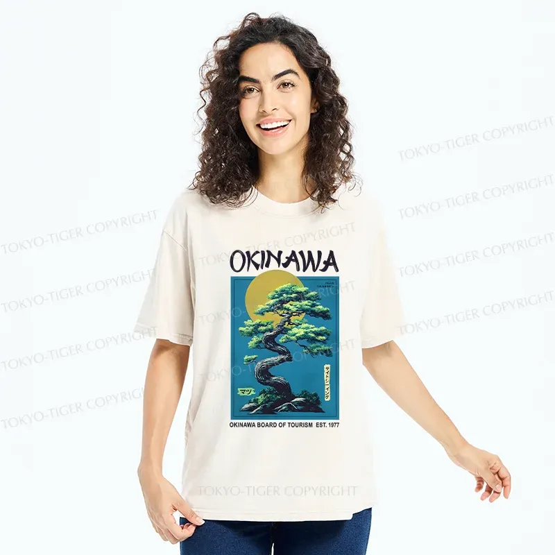 Tokyo-Tiger Vintage Japanese Bonsai Washed T-Shirt